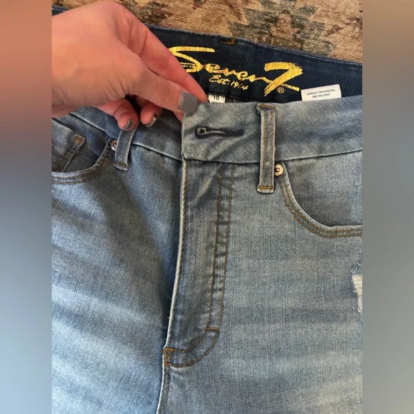 Sevens tummyless highrise slim boot cut jeans - Picture 6 of 11